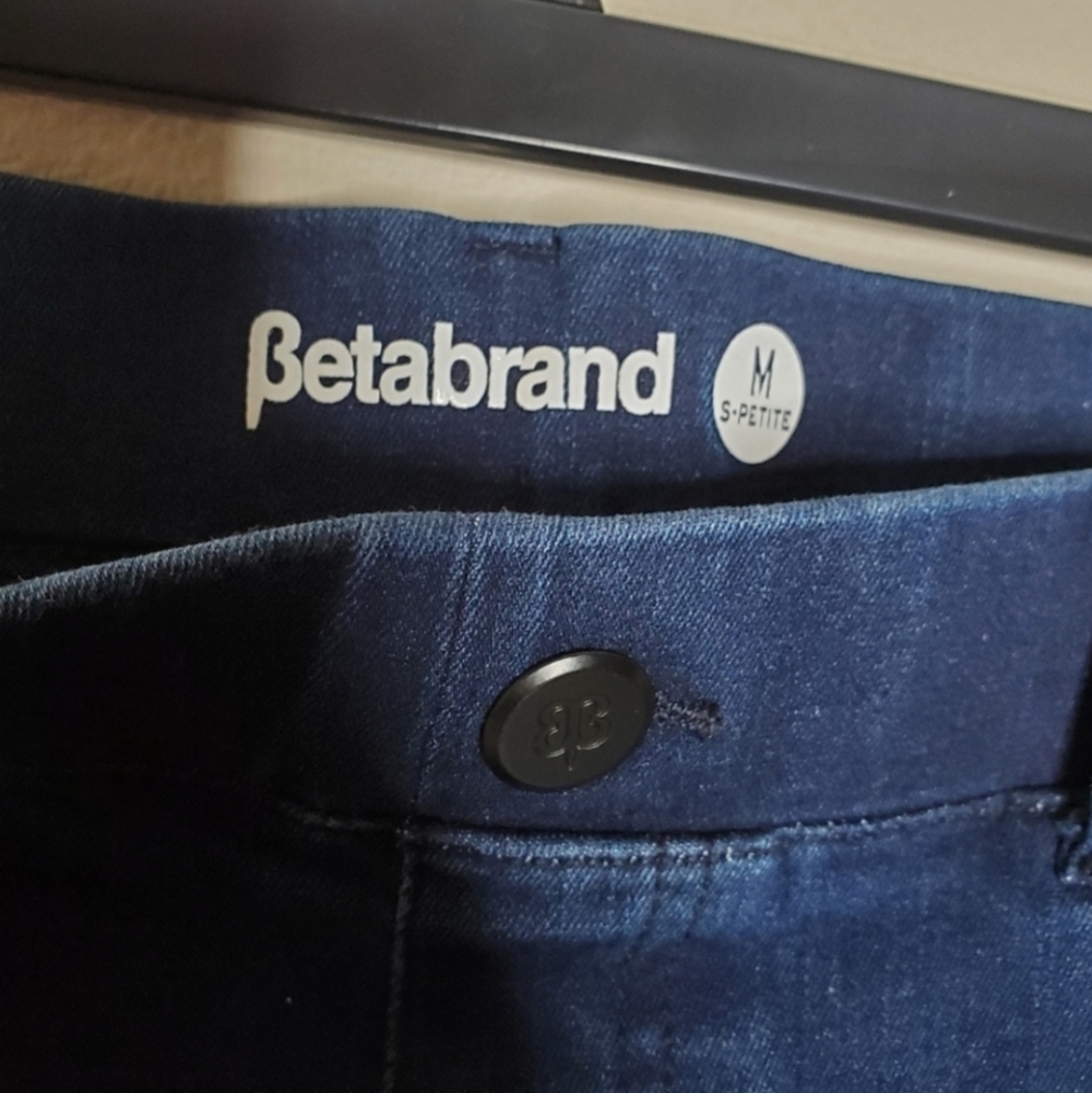 Betabrand Blue Four Pocket High Rise Denim Yoga Skinny Pants - Picture 10 of 11